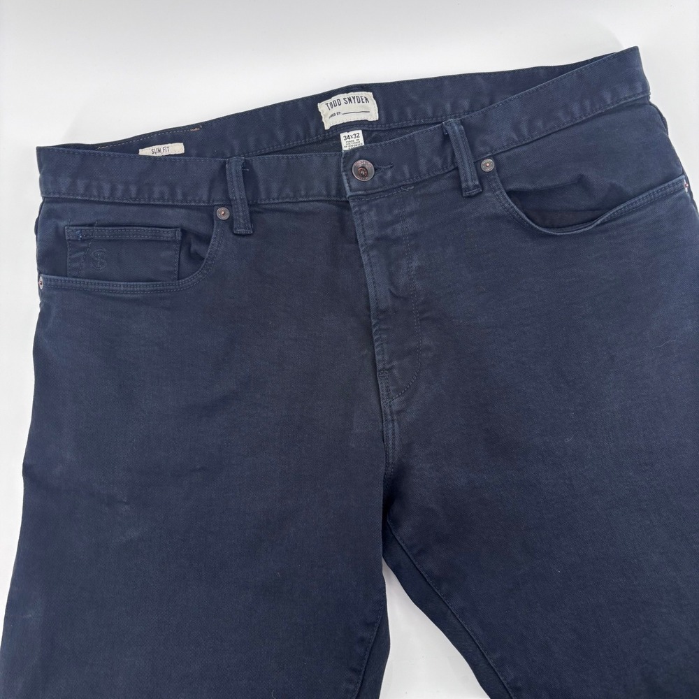 Todd Snyder Navy Blue Chinos